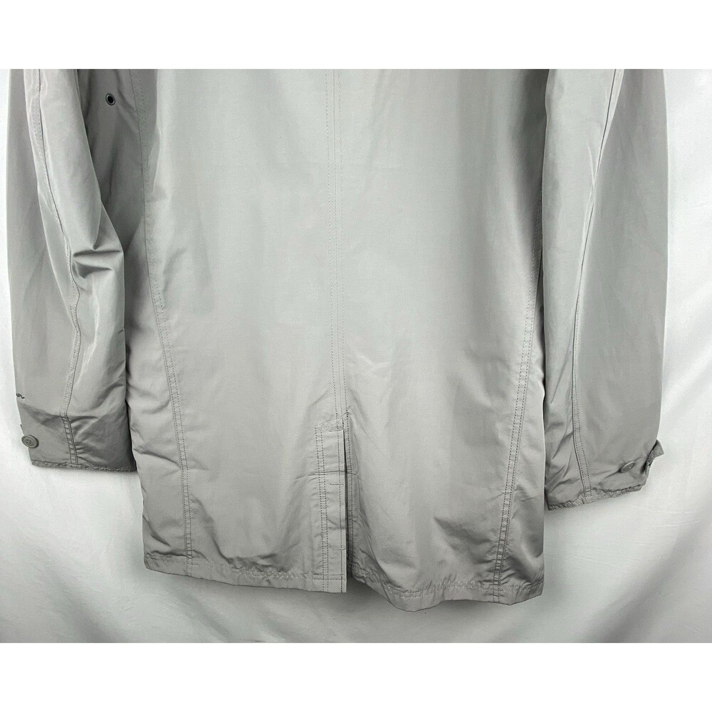 Eddie Bauer Jacket Mens TL‎ Gray Goose Down Winter Trench All Seasons Waterproof - Picture 10 of 14